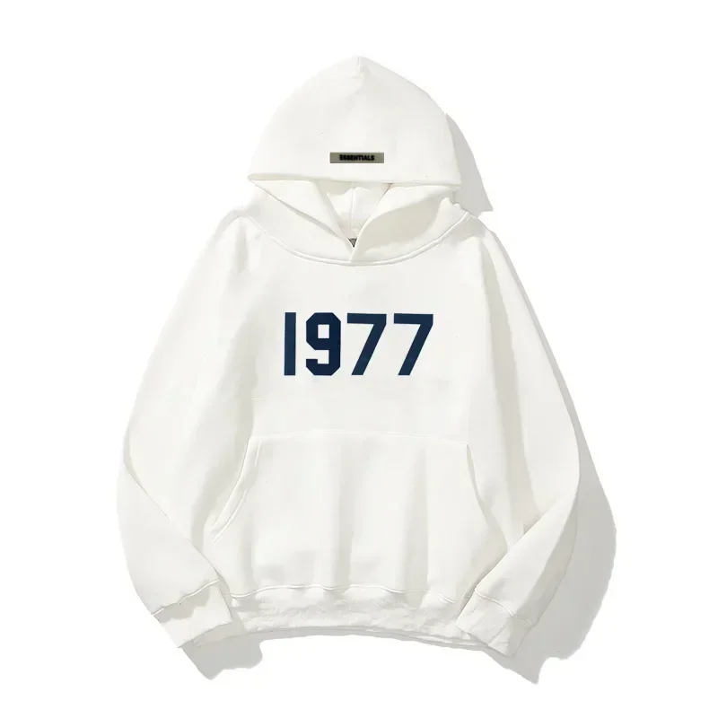 thumbnail image 1 of Sudaderas con capucha de hip-hop para mujer, sudaderas con capucha deportivas, estampados de patrones, marcas callejeras, alta calidad, popular, moda ess, 1977, 2024, 1 of 1