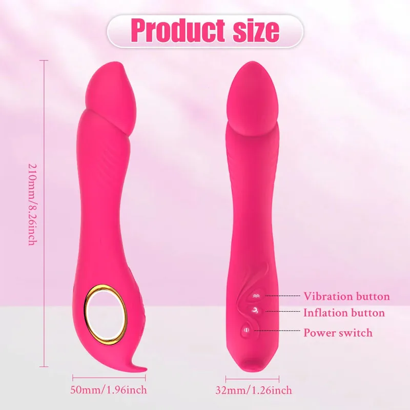 G Spot Clitoral Vibrator Women Masturbation Tongue Licking Clit Tickler Sex Toy Anal Plug Vaginal Massage Adult Orgasm Product