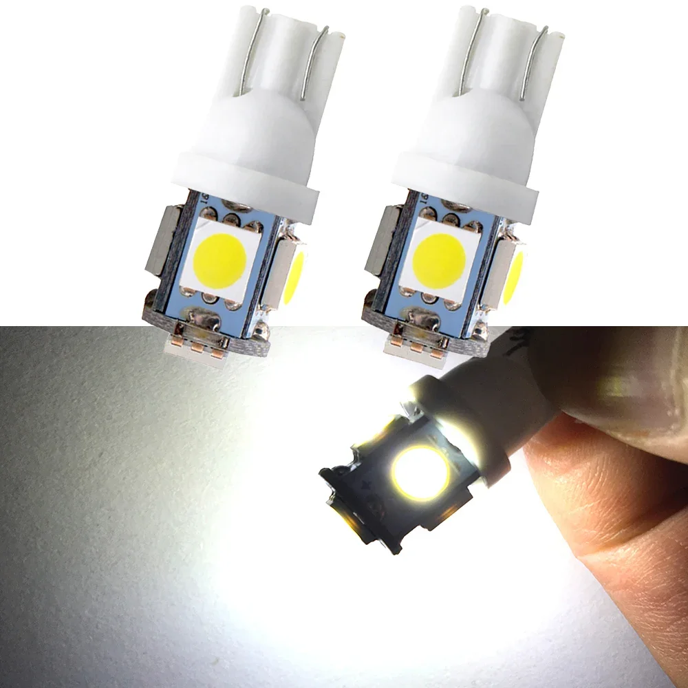 Led Car Lights Led Lights Led Bulbs Car Interior Lights White Red Blue T10 W5W License Plate Light Turn Signal Wedge Roof Dome Read lamp 50505SMD Car Auto 194 Backup Led Interior light