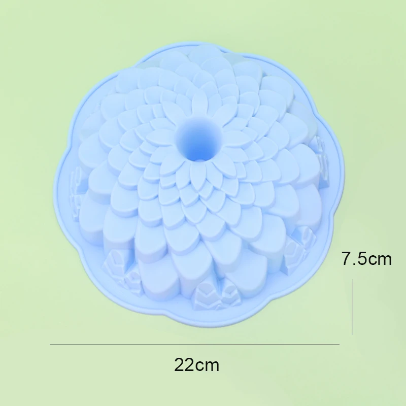 Big Size Flower Cake Mold Silicone Daisy Flower Bread Pan Chiffon Cake Mold  Sunflower Bakery Pastry Bread Baking Mould