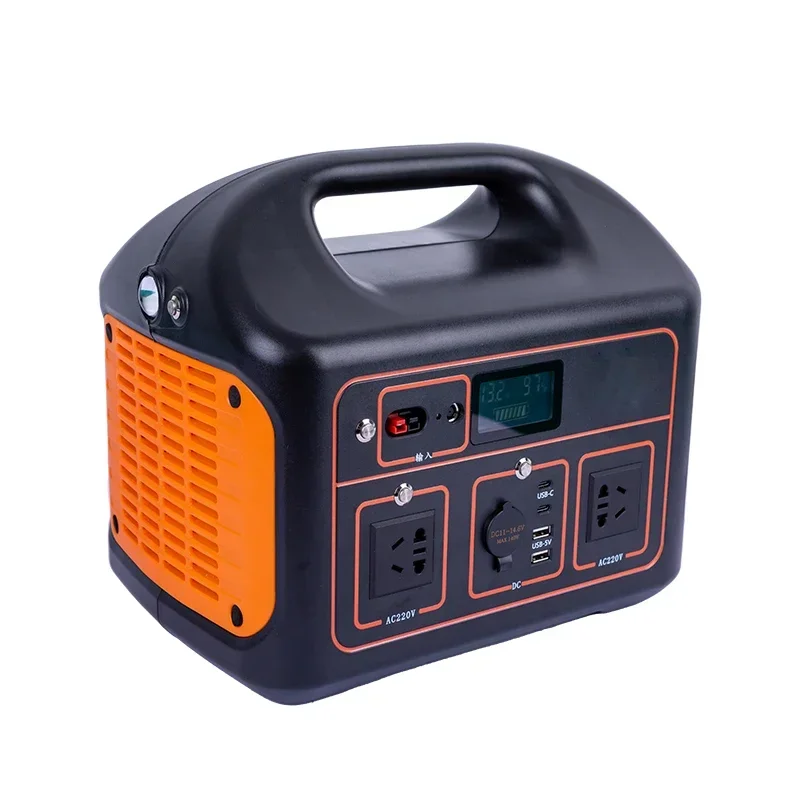220V Pure Sine Wave Backup Power Generator Lithium Battery Portable Power Station 1000w Bank Solar Panels Solar Flashlight