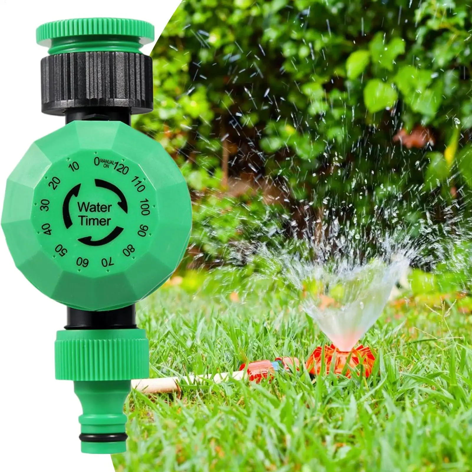 Garden Water Timer Water flow Automatic Controller Garden Irrigation System Mechanical Timer 120 Minutes Outdoor Garden Watering - 4