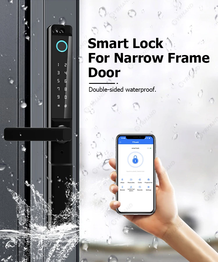 Waterproof Double-sided Fingerprint TTLock Bluetooth APP Work with Aleax Google