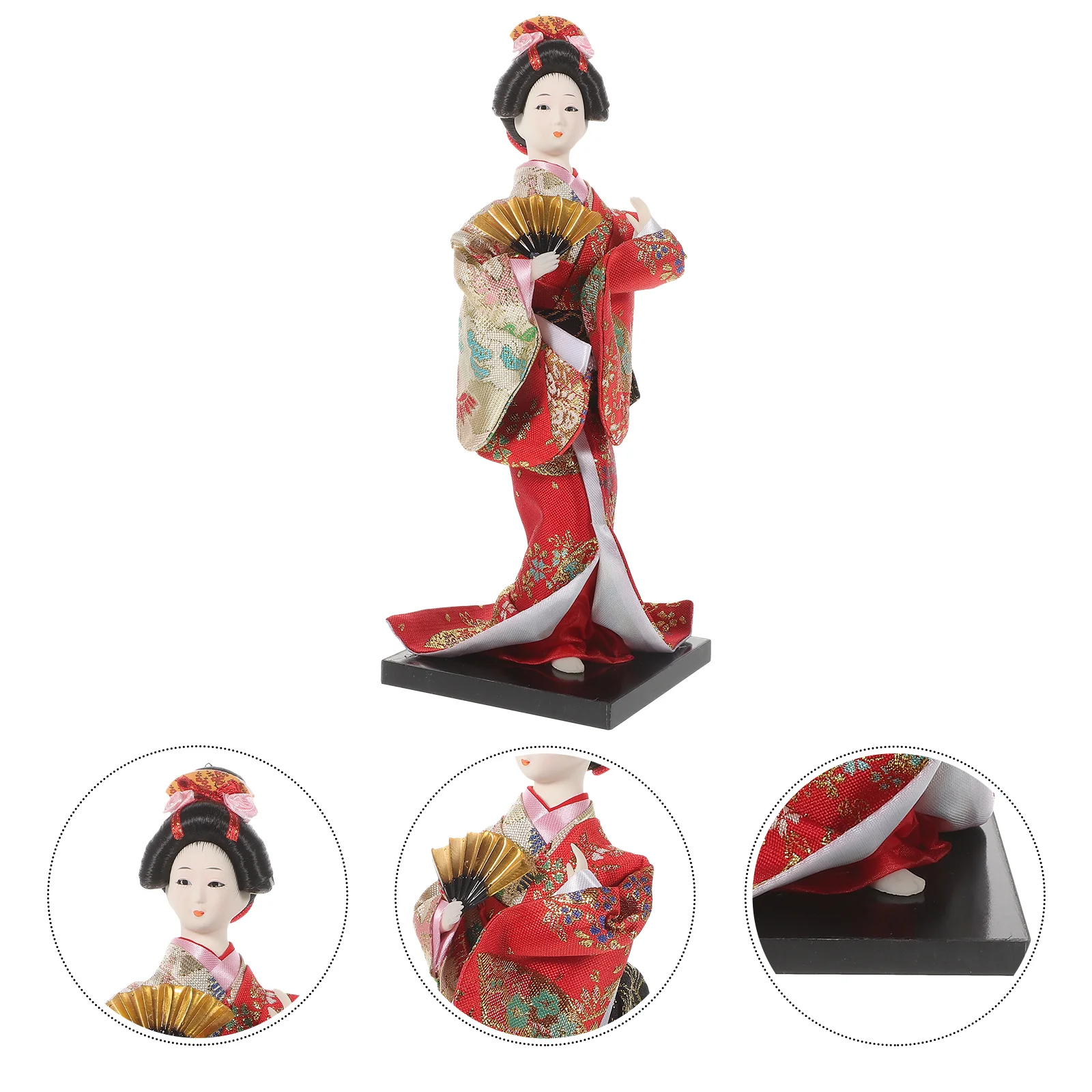 Nolitoy Home Decor Geisha Kabuki Doll Model Kimono Giapponese Maiko Figurine Oriental Car