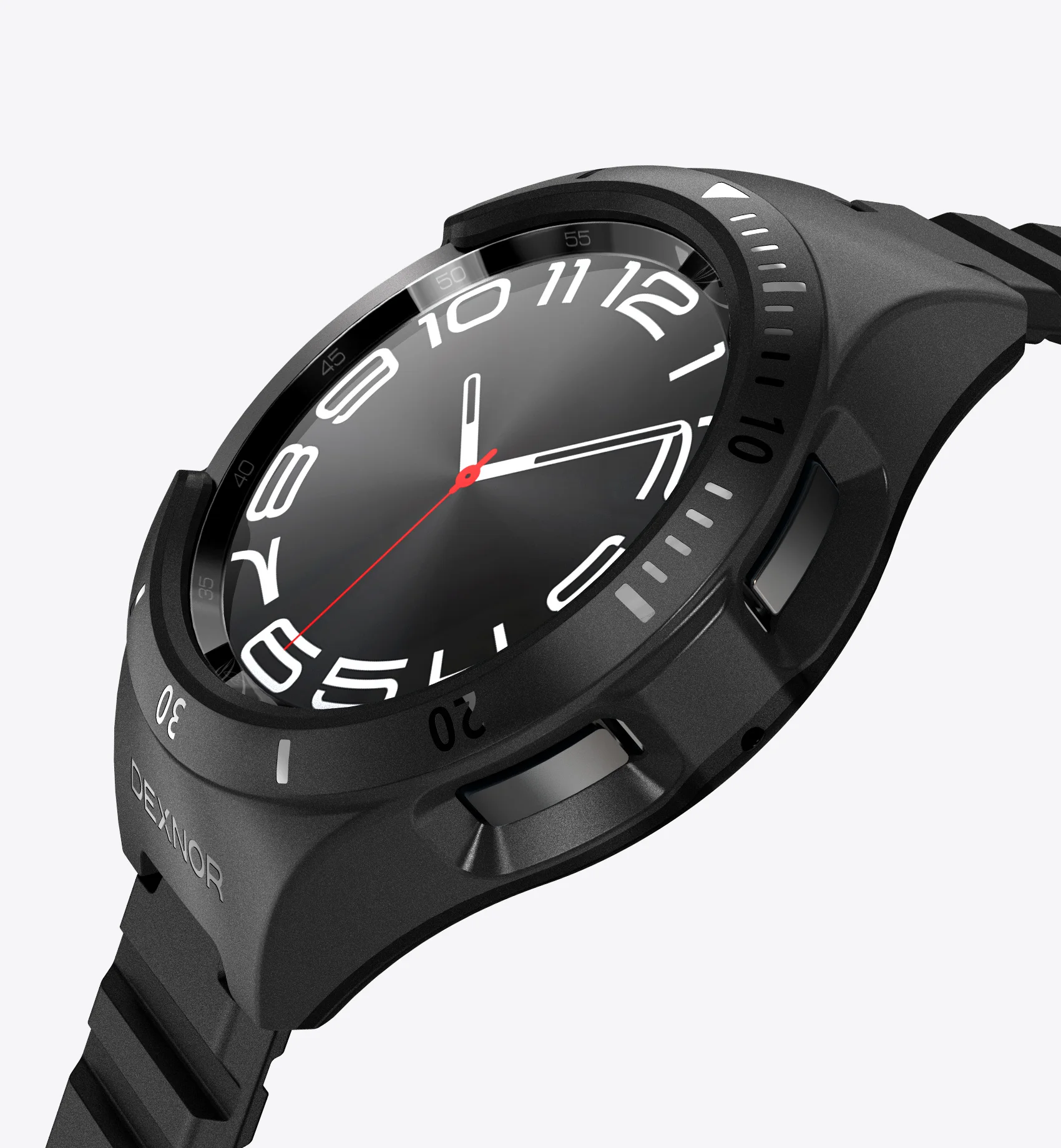 Rugged Shockproof Sports Band with Case - Adjustable Uni-body Design