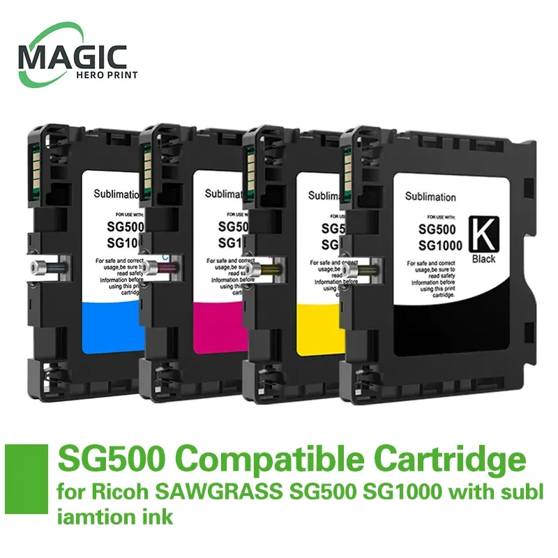 Nuovo Per Cartuccia Di Inchiostro Compatibile Sawgrass Sg500 Sg1000 Con Chip Per Ricoh Sawgrass Sg500 Sg1000 Con Inchiostro Sublimatico