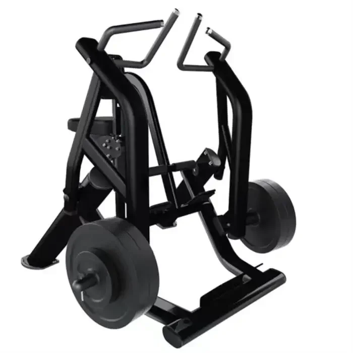 fitness gym equipment plate loaded low row machine for strength training