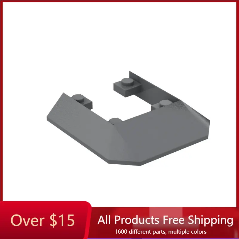 Конструктор MOC, сменные детали 2876, 6x6x1, 10 шт.