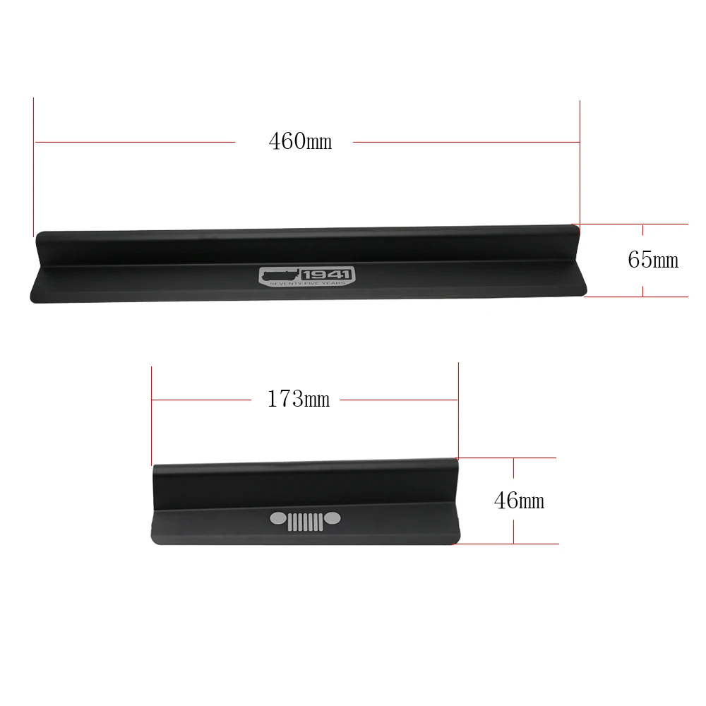 Aluminum Alloy Car Door Sill Protector - Black Step Scuff Guard Cover