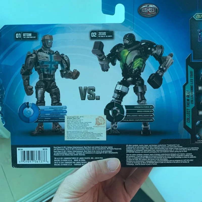 35 cm de dibujos animados de acero Real Atom acción figura