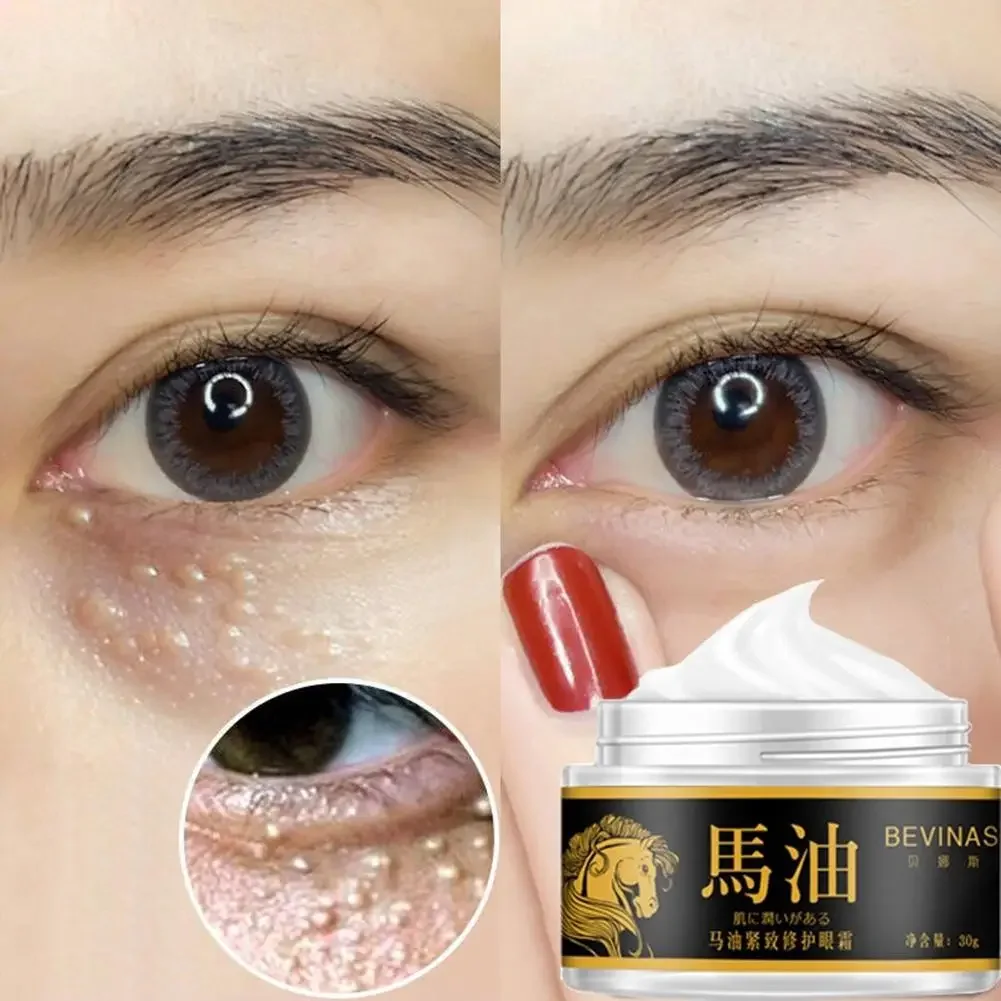 Eye Cream Anti-Wrinkle Anti-aging Whitening Skin Care Horse Oil Cream Lightening Dark Circles Eye Care