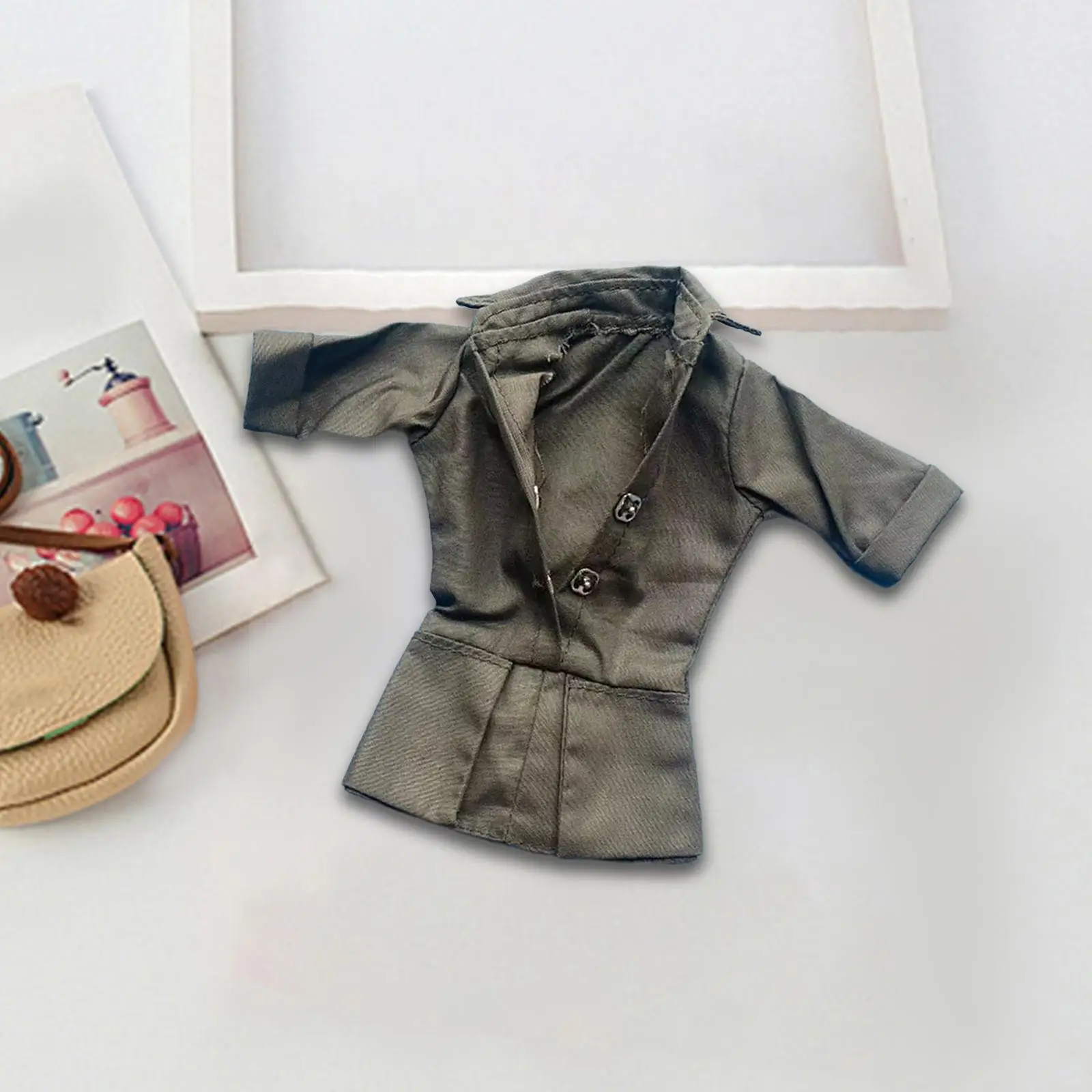 

1/6 Scale Jumpsuit Fashionable Model Miniature Handmade Doll Clothes for 12" Dress up Female Action Figures Doll Model Accessory