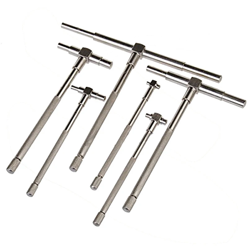 

6PCS/Set Precision Telescoping Gauges Set Stainless Steel T-Bore Hole Gauges Telescopic Cylinder Bore Gauge with Storage Bag