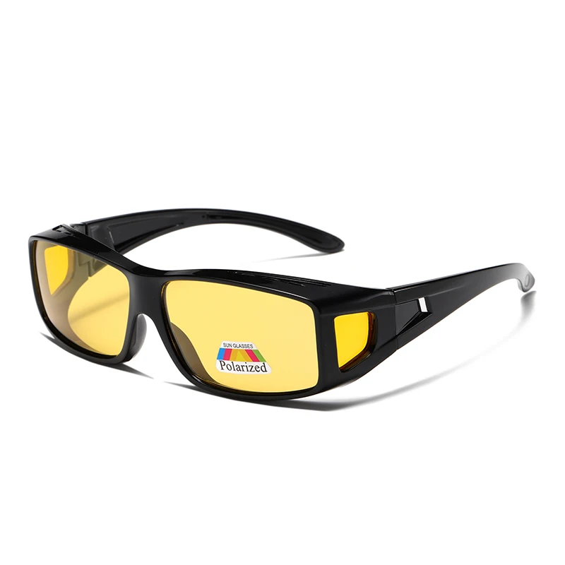 Men's Polarized Sports Sunglasses with UV400 Protection and Vibrant Mirror Lenses