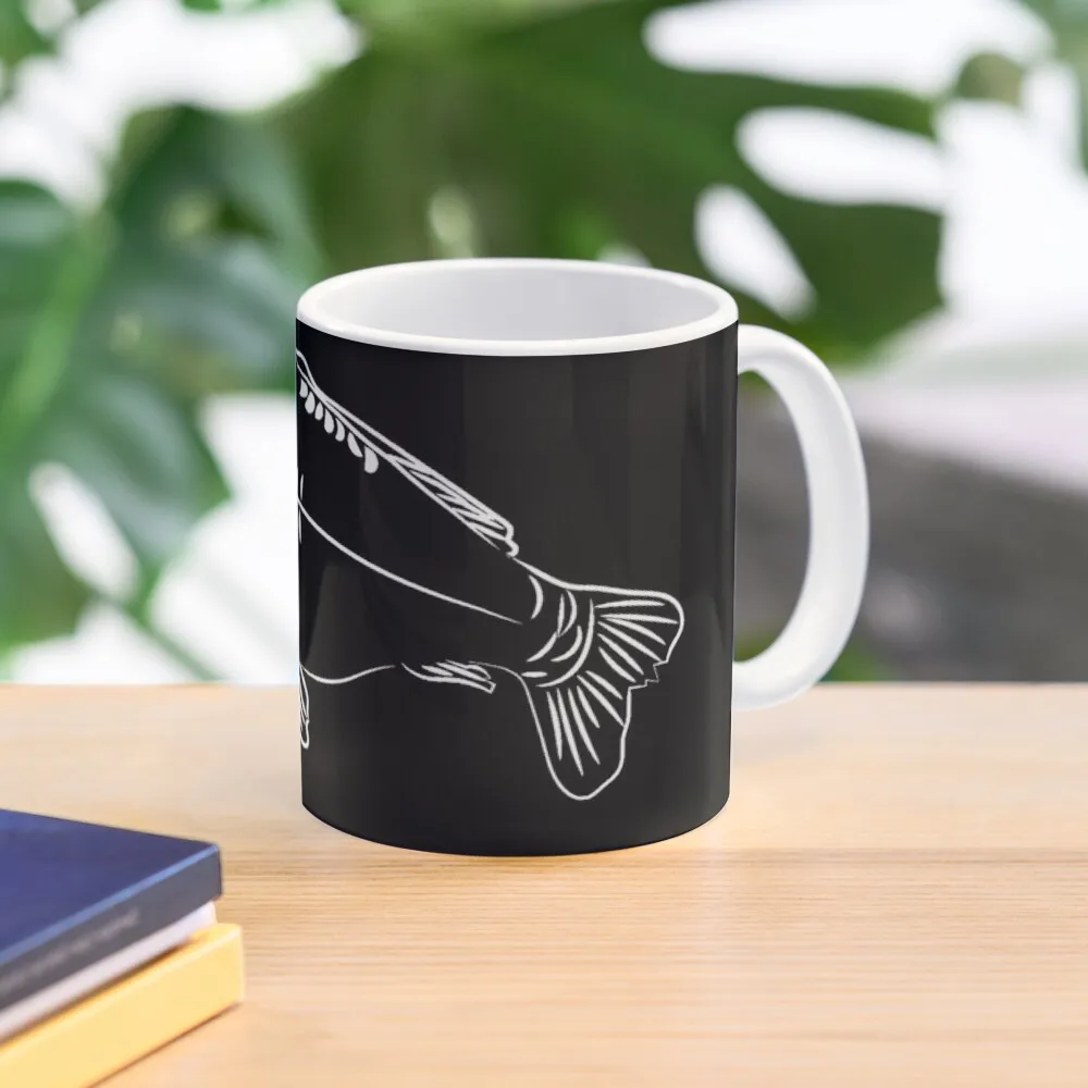 

Carp Black and White Coffee Mug Mixer Mug