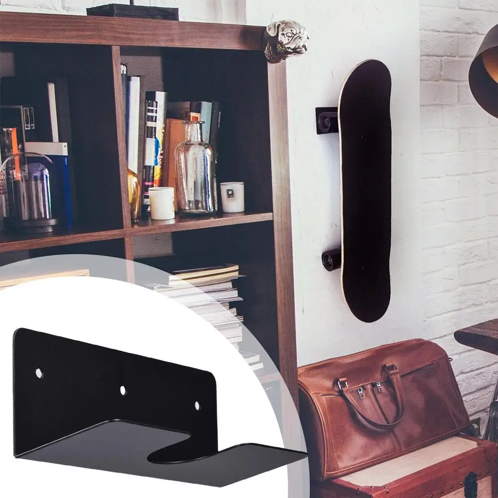 Skateboard Hanger Storage Wall Hanger for Longboard Skate Deck Organization Skateboard Holder Stable Floating Effect Cruiser