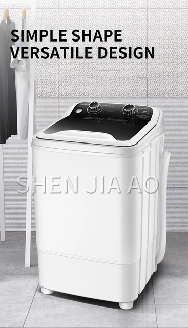 Single Cylinder Small Washing Machine Semi-automatic Washing and Stripping Mini  Washing Machine Portable Washer Laundry 220V - AliExpress