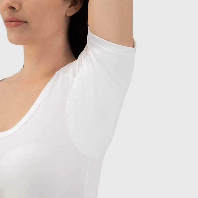 Summer Sweat Proof Armpit Shield Oversized T-Shirt Short Sleeve Shirt With  Sweat-resistant Pad Men Sports Wear - AliExpress