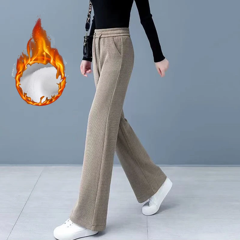 Weiqiqre Pantalon de Yoga Jambe Droite pour Femmes Jogging d'Entraînement sur le Ventre Pantalon de Pyjama Extensible Pantalon de Grossesse