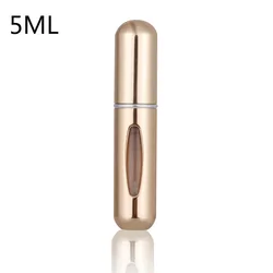 Compact Refillable Perfume Spray Bottle (5ml gold)