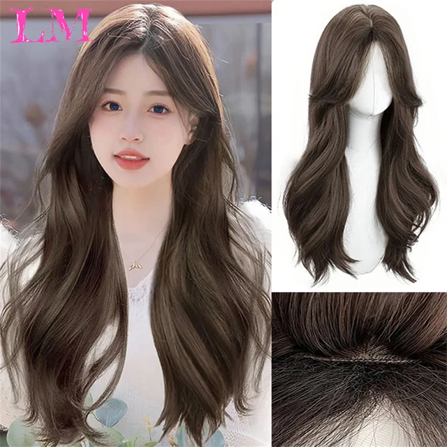 LM Wave Synthetic Wig for Black Women Wear Deep Curly Soft Wig Natural Black Color Replacement Wigs for Daily Party Use 1