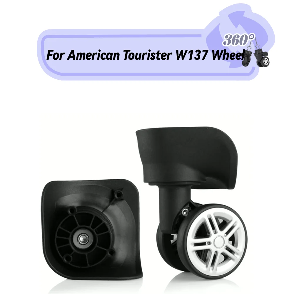 

For American Tourister W137 Smooth Silent Shock Absorbing Wheel Accessories Wheels Universal Wheel Replacement Suitcase Rotating