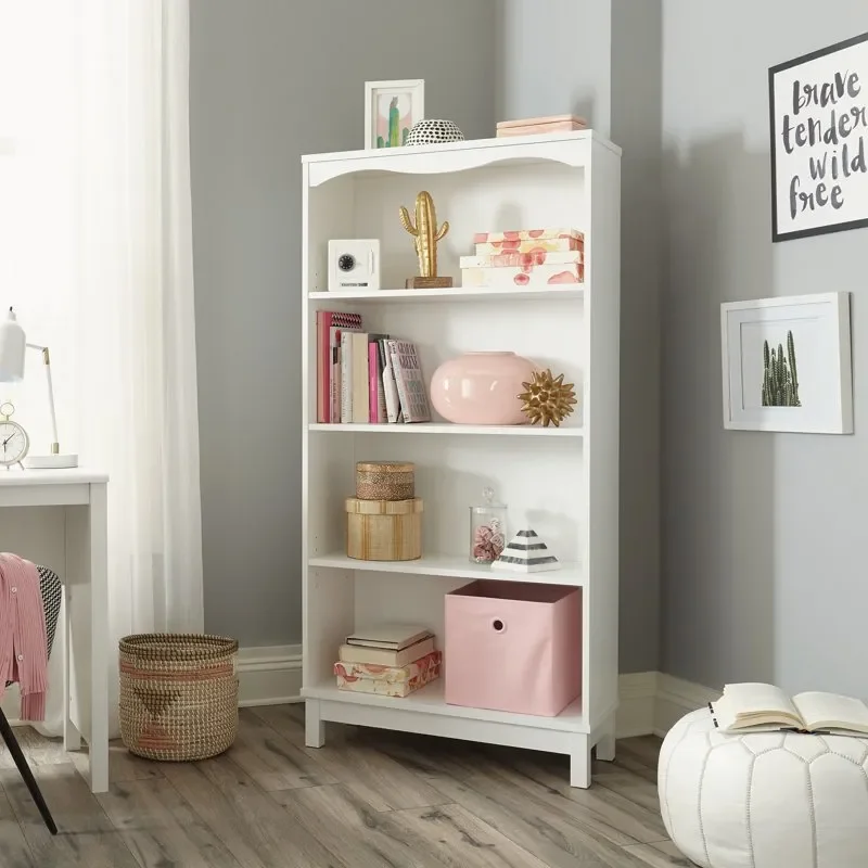

Storybook 4-Shelf Bookcase, Soft White