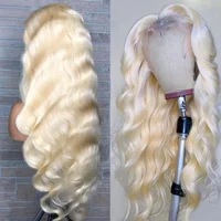 Body Wave 613 Hd Lace Frontal Wig 14x4 Human Hair Wigs 13x6 Transparent Lace Honey Blonde Glueless Wigs For Women 300 Density 2