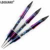 1 PCS Dazzling Dual-ended Nail Dotting Wax Pen Replaceable Head Rhinestones Gems Picker For Acrylic Nails Crayon Nail Art Tools 4