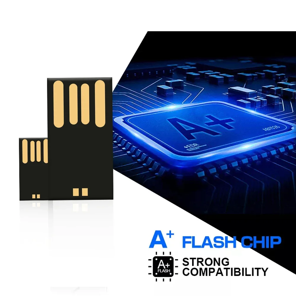 펜드라이브 10-100개 도매 2.0 USB 롱보드 U 디스크 반제품 칩 1GB 2GB 4GB 8GB 16GB 32GB 64GB 128GB 메모리 플래시