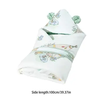 Newborn Swaddle Sack Wearable Blanket Baby Swaddle Blanket Cute Soft Ergonomic Sleep Sack Receiving Blanket For Baby Boys Girls 6