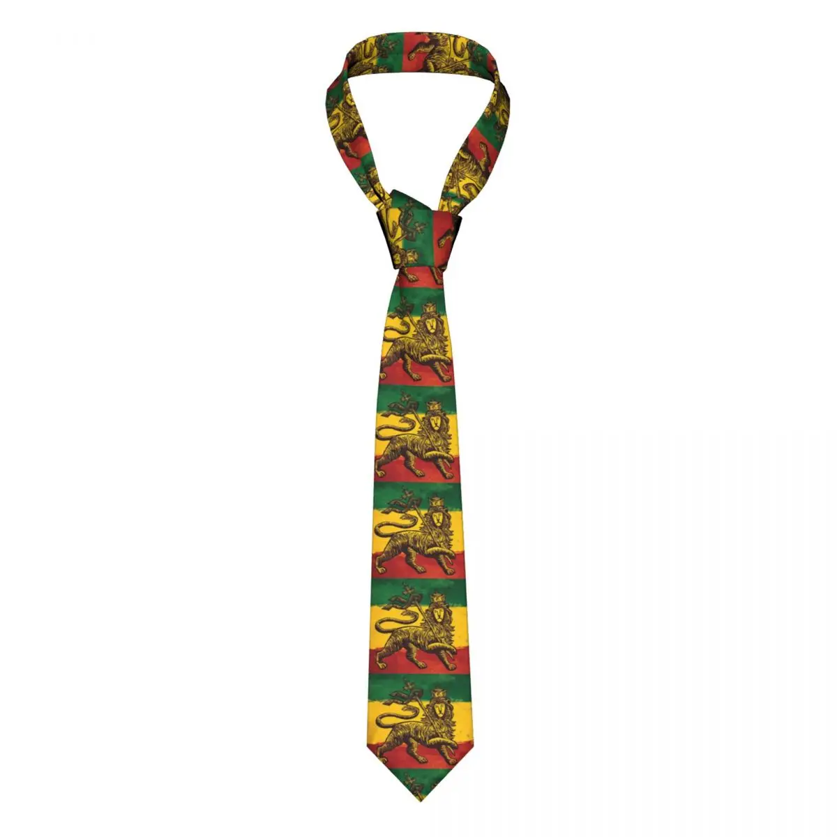 

Customized Jamaican Rasta Flag Neck Tie for Men Formal Jamaica Pride 8 cm Silk Wedding Neckties