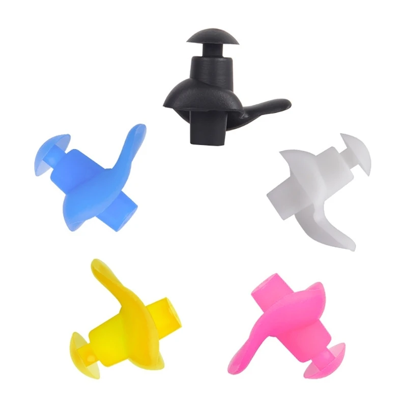 2Pcs Reusable Silicone Ear Plugs Surfing Earplugs Suitable for Swimming Travel