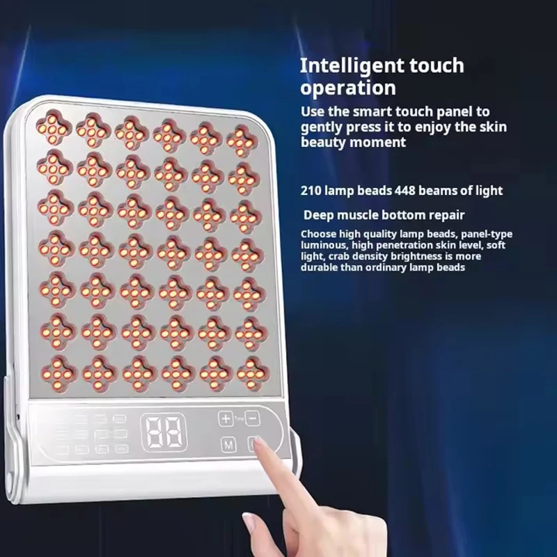 NEW Red Light Therapy Led Facial Infrared Panel 4 Wavelengths 415nm 590nm 630nm 850nm Light LED Beauty Devices for Face and Body