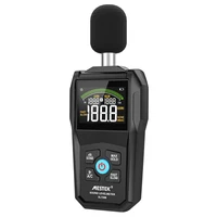 MESTEK Bluetooth Noise Sound Level Meter Color Display Fast Slow Sampling Rate Capacitive Microphone Monitor 30-130dB Backlight 2
