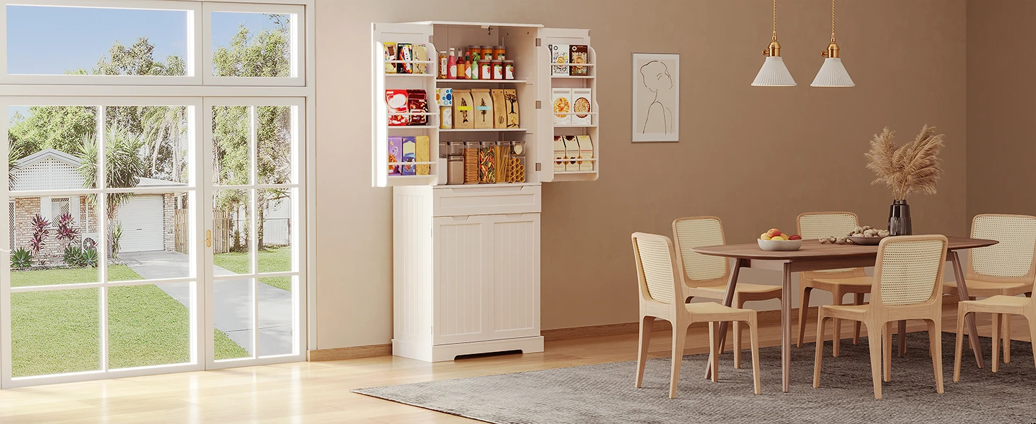 large Pantry Storage Cabinet