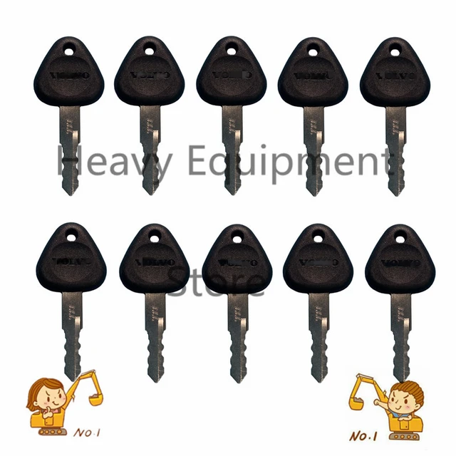 10 Chiavi Di Accensione Per Escavatore Volvo Modello 777 - Ricambi Per Attrezzature Pesanti - Foto 7