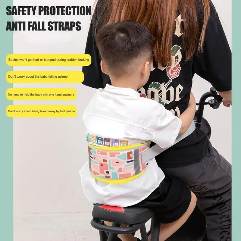 Motorcycle Harness for Kids Reflective Child Motorcycle Safety Belt Child Harness Breathable Safety