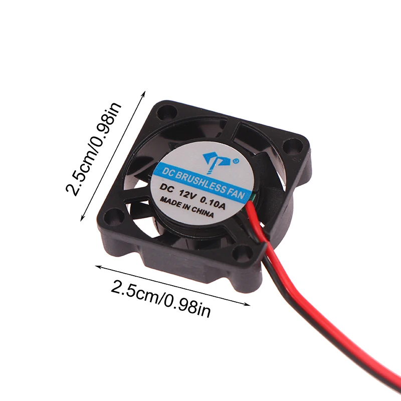 1Pc 25*25*7mm DC2507 Cooling Fan 2-Pin Mute 5V 12V 24V Brushless Chipset Heatsink Mini Cooling Fan Purifier Fan 6