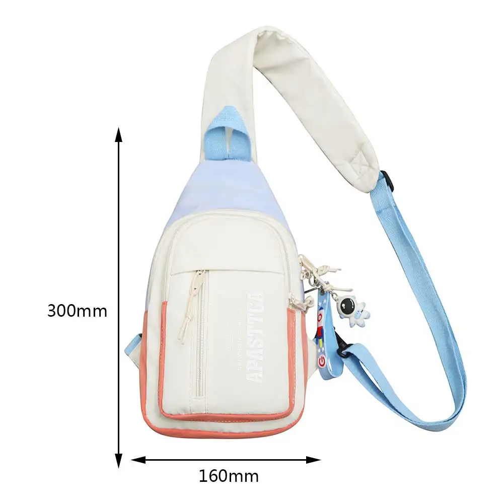 zhongningyifeng Borsa a tracolla per uomini e donne, piccola borsa toracica in nylon, impermeabile, leggera, mini zaino a tracolla per escursionismo, campeggio