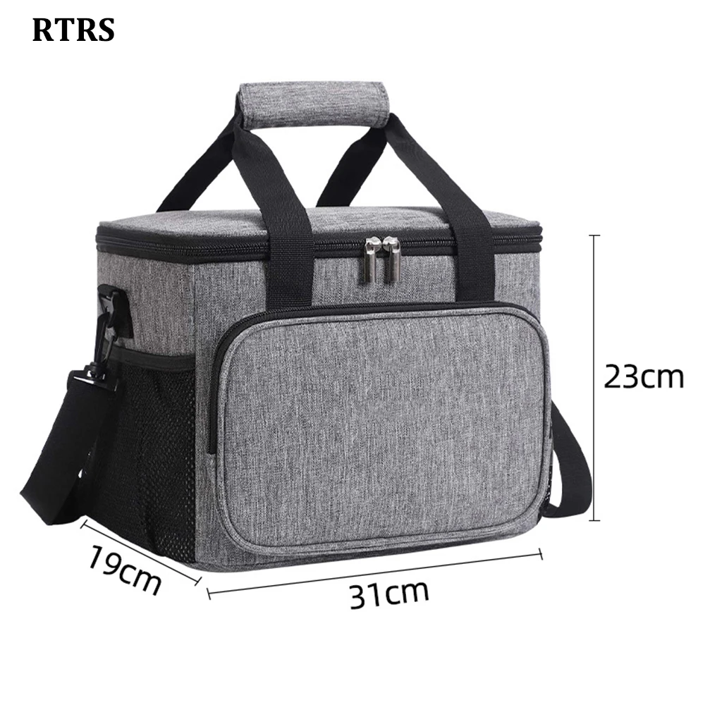 15L Soft Cooler Bag Hard Liner Large Insulated Picnic Lunch Bag Box Cooling Camping BBQ Family Outdoor Activities lunch bag,lunch cooler bag,cooler bag
