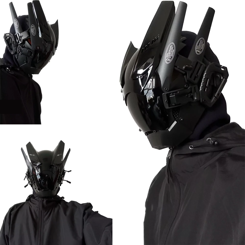 Samurai Helmet Cosplay Mask SCI-FI Helmet Personalized