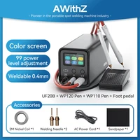 99th Gear Spot Welder UF20A AC110~240V 1750A Farad CapacitorSpot Welding Machine 18650 Lithium Battery DIY Nickel Sheet 0.4mm 1