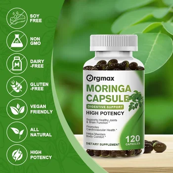 500mg Moringa seed Oil Capsule Multi-Immune Nutrition Dietary Supplement-Vitamins & Amino acid Supplement Support Brain, Sleep