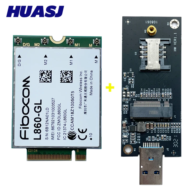 Adaptador do Módulo do Huasj4g para o Portátil L860-gl Fdd-lte Tdd-lte Cat16 Xmm 7560 Lte Cartão 4g Usb 3.0 - Imagem 5
