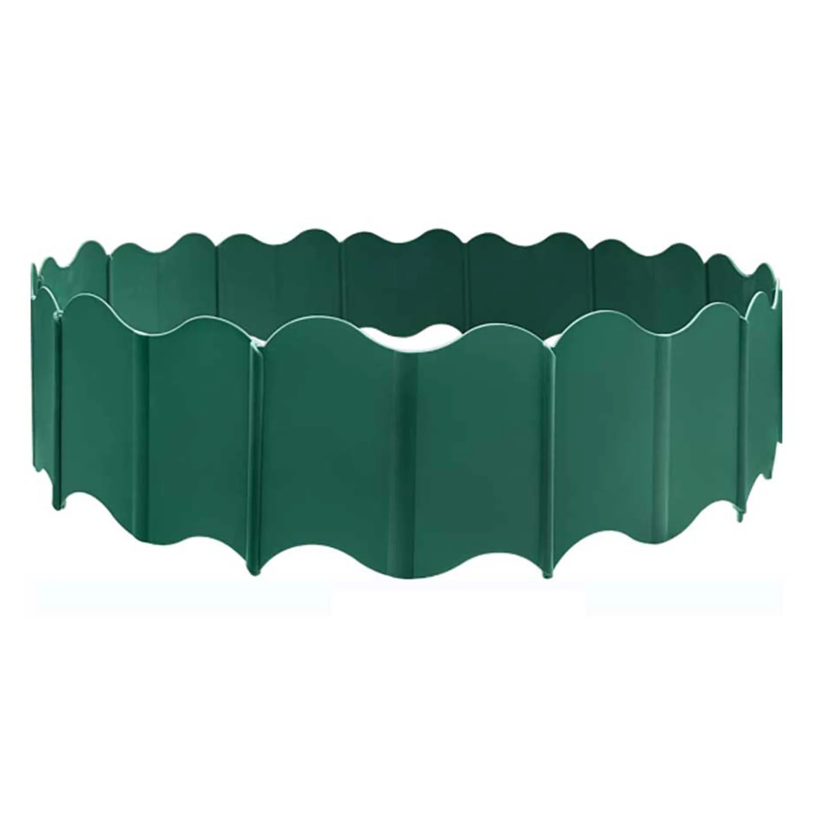 

20pcs Plastic Garden Edging Panels Weather-resistant Outdoor Plant Lawn Flower Border Fence Décor For Vegetable Patches 14*15CM