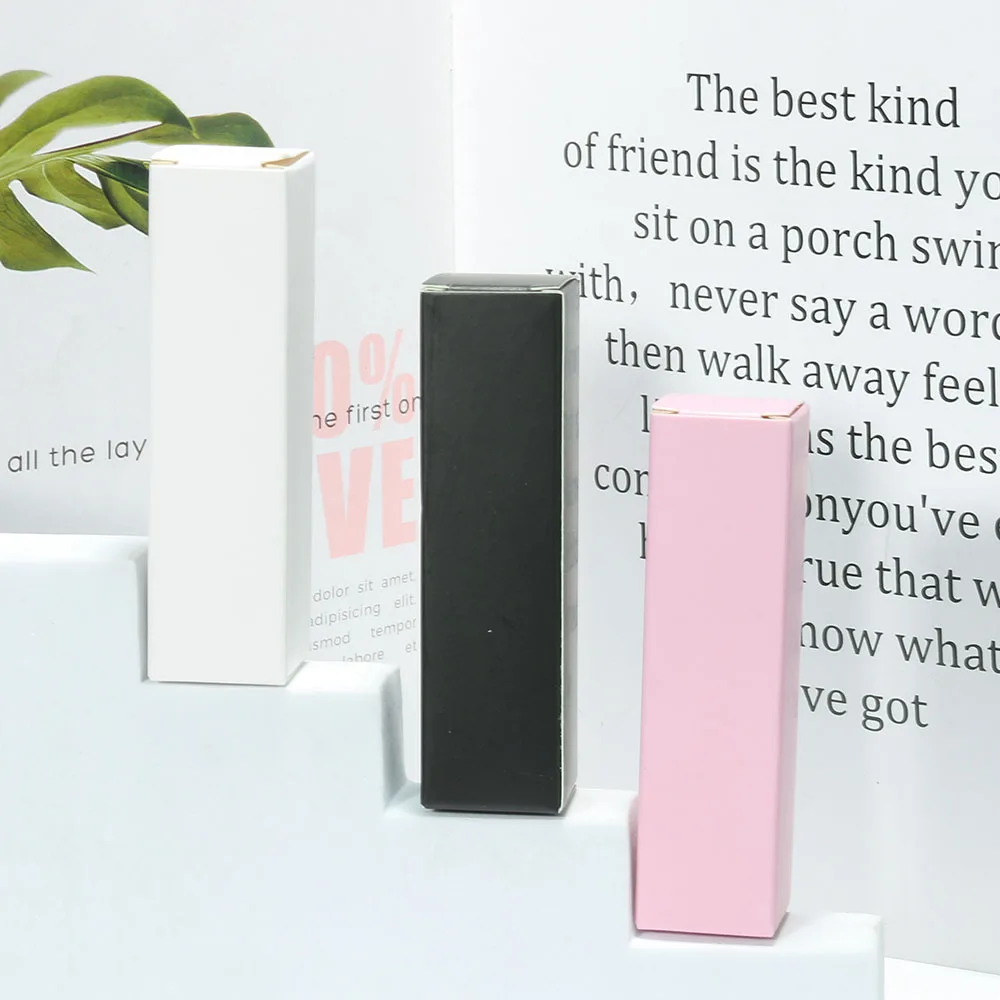 Folding Carton Lip Gloss Box – Custom Kraft Paper Packaging with Private Label Logo, Id... - SKU FCB11330 - UGI Packaging