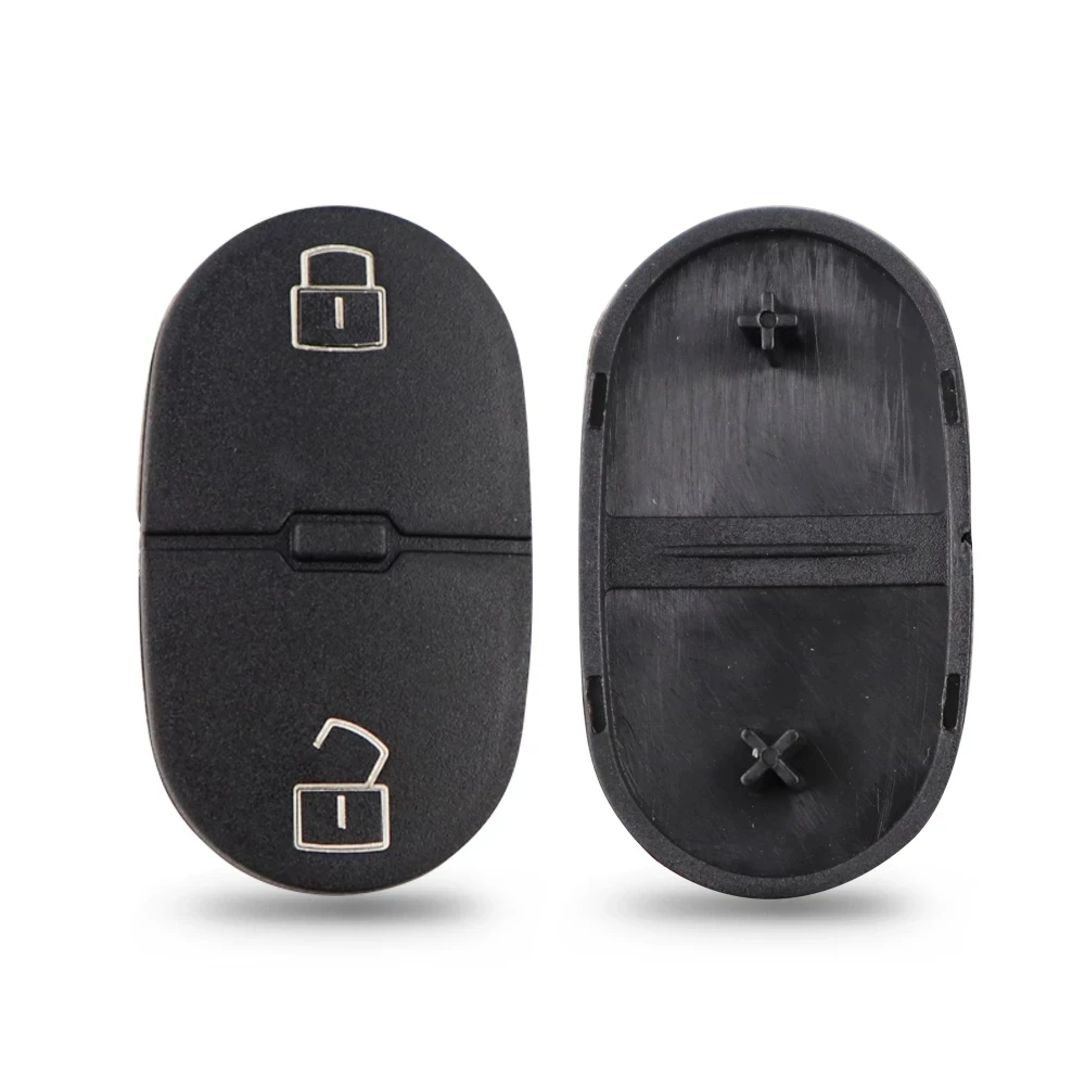 XNRKEY 2/3 Button Car Key Shell Silicone Rubber Button Pad Repair Skin for Audi A3 A4 A5 A6 A8 A2 TT B6 Q3 Q5 Q7 S RS Case Pad key case,car key shell,key shell
