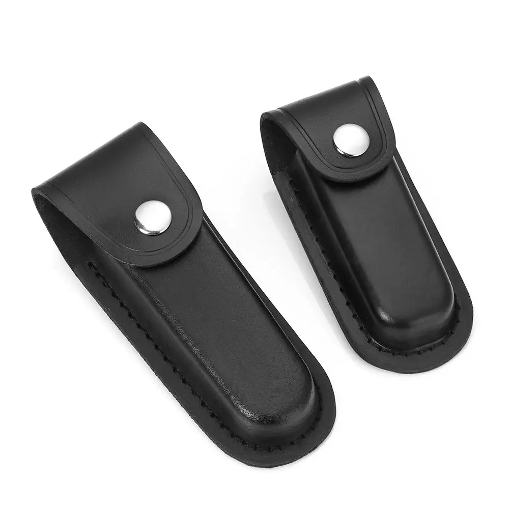 Hohe Qualität Leder Scheide Halter Messer Scheide Holster Falten Messer Werkzeug Gürtel Schleife Fall Taschenlampe Fall Camp Outdoor Tragen – Detail 9