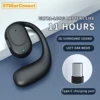 STSEarConect Wireless Headphone With Microphone Bone Conduction Handsfree Noise Canceling Earphones For Driving outdoor sports 1